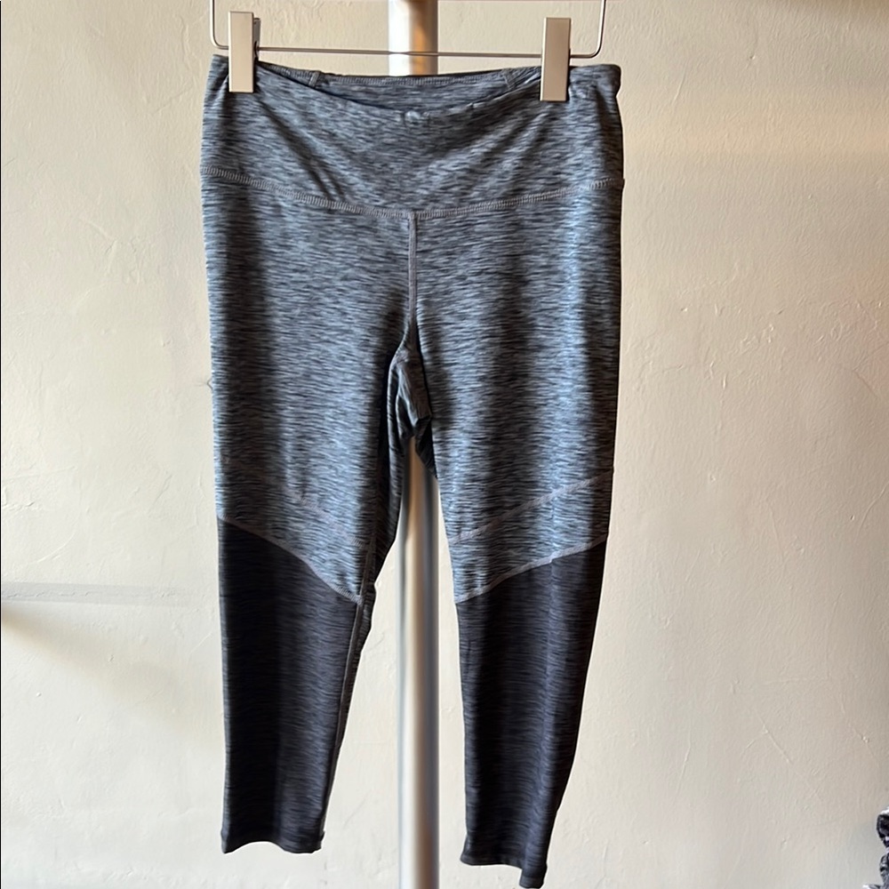 Gray and Black Leggings